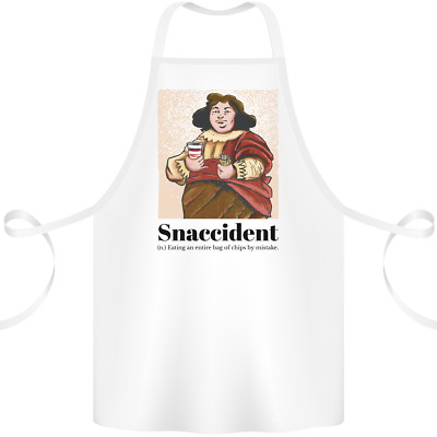 Snaccident Lustige Junk Food Diät Abnehmen Baumwolle Schürze 100% Bio