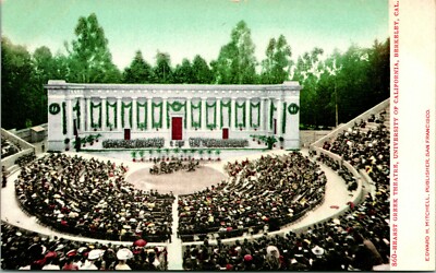 Vtg Postcard 1900-1910 Hearst Greek Theater Universtiy of California Berkeley