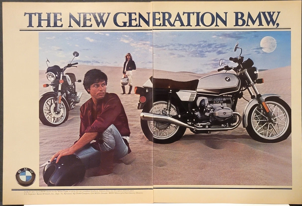 1979 BMW R65 2 page Original Motorcycle Print Ad eBay