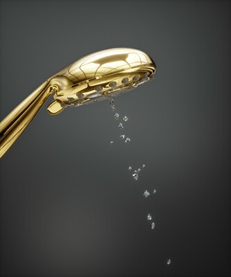 Aquarius Mist Handheld Shower Head – 6 Spray Settings, 1.8 GPM California Compliant, With 1.7m Hose, Adjustable Brass Holder & Teflon Tape (Oil Rubbed Bronze)