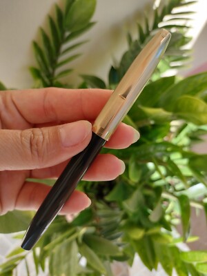 Vintage Sheaffer Imperial Touch down, Black Barrel EF 14K USA