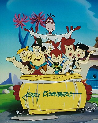 GFA Die Flintstones Künstler * JERRY EISENBERG * Signiertes 8x10 Foto J1 COA