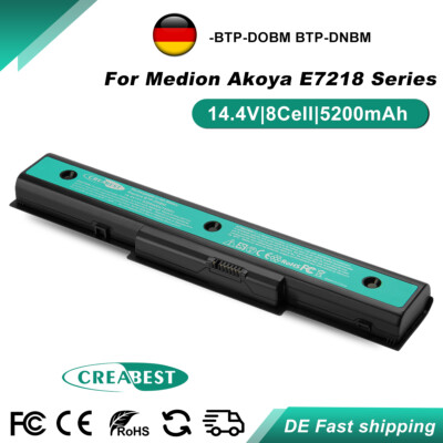 75WH Akku BTP-DOBM BTP-DNBM Für Medion Akoya E7218 MD98920 P7624 P7812 MD98970