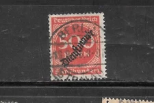 GERMANY GERMAN SC# 028 1923 500PF OVERPRINT OFFICIAL OLD ANTIQUE USED VG STAMP