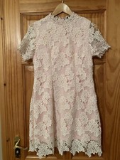AX Paris Baby Pink lace Bodycon dress Size 12