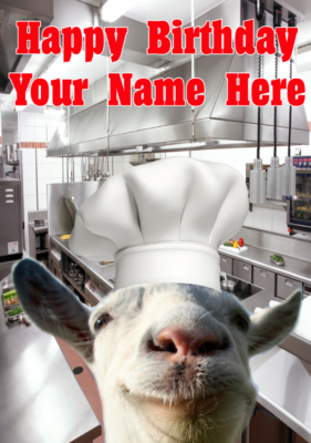 Happy Birthday Chef Hat Happy Birthday To The Head Chef Greeting