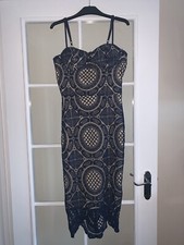 Navy blue and nude lace dress, brand new with tags. Quiz size 10