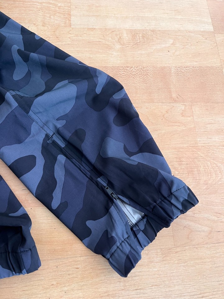 NEW OLD NAVY STRETCH CAMO TECH ZIPPER JOGGER PANTS, SIZE LP LARGE