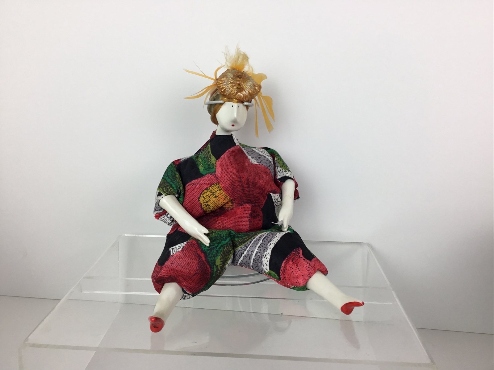 Poupee Millet Art Doll Handmade Porcelain Stuffed doll Collectable