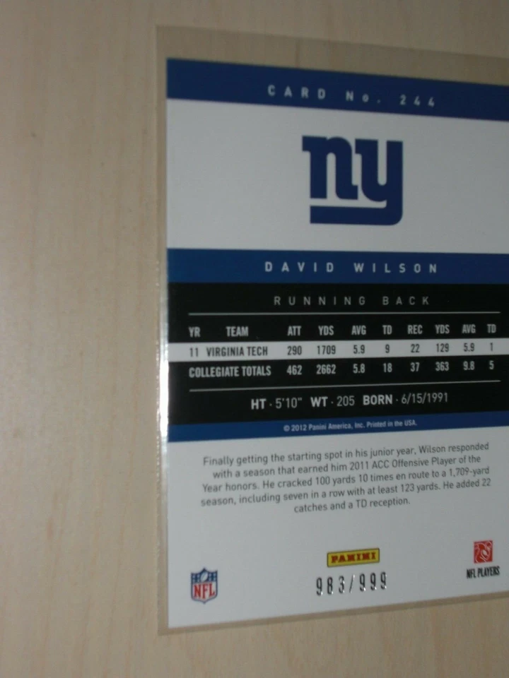 2012 Panini Prestige Football Parallels ***2 Variations***Complete your set*** - Image 2 of 4