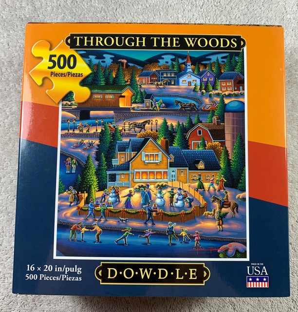 Dowdle Folk Art Collectors Jigsaw Puzzle Through The Woods 500 Pcs 00374 for sale online eBay