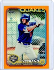2024 Topps Pro Debut MILB JOE VETRANO Orange Holo RC Rookie 25/25