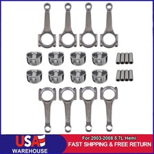 Pistons Connecting Rods Kit For 03-08 Chrysler Dodge Jeep W 5.7l Hemi 5086002ab