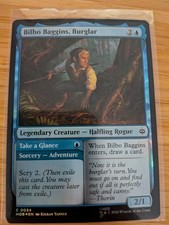 MTG Bilbo Baggins, Burglar / Take a Glance (FOIL) 0034 The Hobbit M/NM