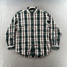 Eddie Bauer Men  s Size L elkhorn twill long sleeve Button Down flannel shirt