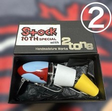 Two-Tone 3-Piece Noise Maker with Lips, Metallic Click Sound
