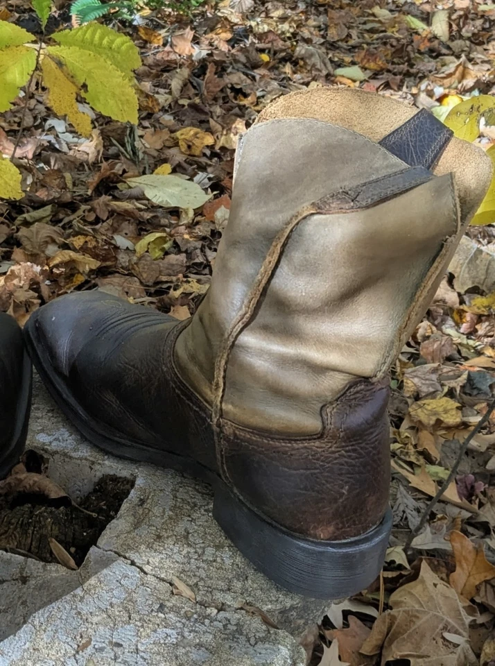 Ariat Rambler Marrón Puntera Cuadrada 10002317 (35829) Botas de Vaquero del Oeste para Hombres 11D Foto 4 de 4