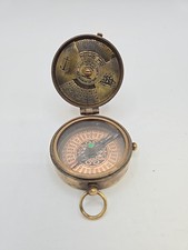 Vintage Brass Nautical Compass