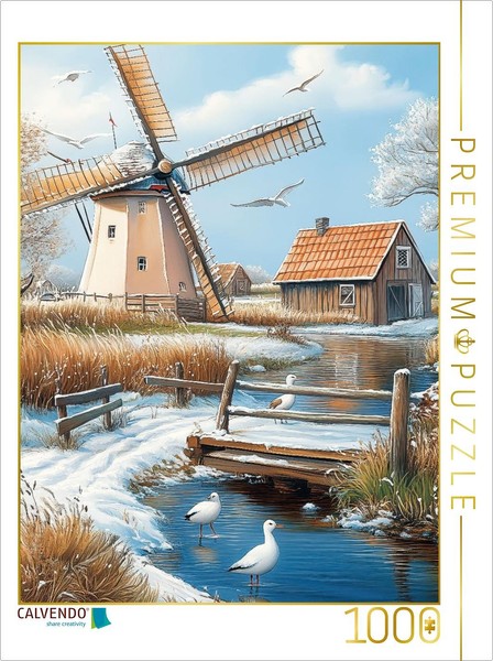 Calvendo Puzzle Winter Impressions | 1000 Pieces, Finished Size 25.2 × 18.9 In (-image