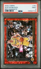 2025 TOPPS RED DIAMANTE #151 AUSTIN REAVES 2/5 PSA 9