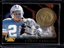 1996 Pinnacle Mint Barry Sanders Gold #17 Lions