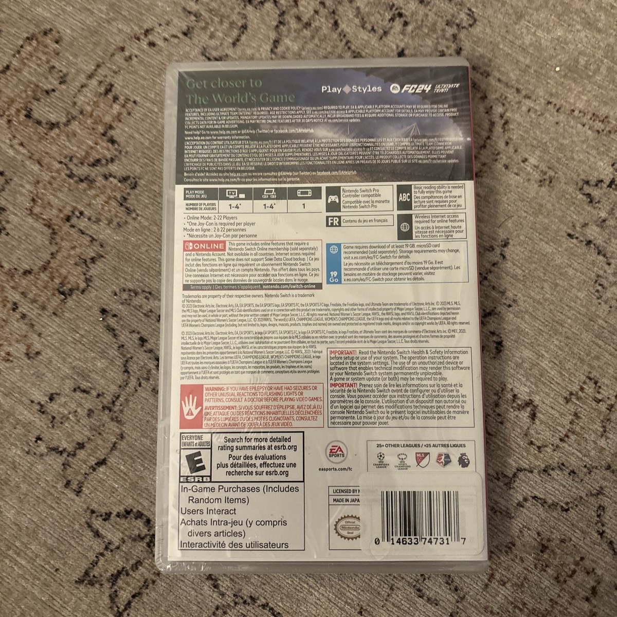 ☆新品未開封品！☆ Switch EA SPORTS FC 24☆ 24☆ ☆新品未開封品！☆ FC SPORTS Switch EA