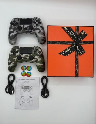 2 Pack For PS4 Controller, Wireless Controller For PS4/Pro/Slim/PC with gift box