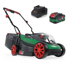 G&uuml;de Akku Rasenm&auml;her 320/20-4 mit Ladeger&auml;t und Akku 4,0 Ah Brushless IPX 4