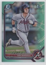 2022 Bowman Chrome Prospects Aqua Refractor 32/125 Luke Waddell #BCP-48 12fp