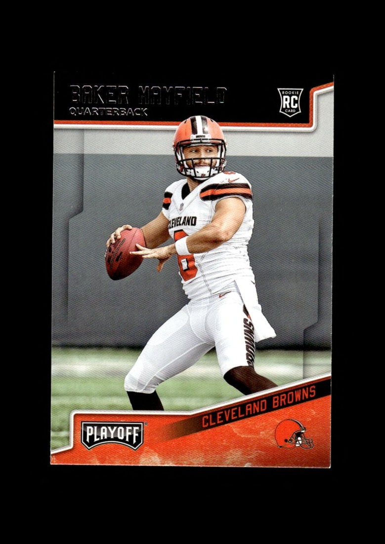 2018 Playoff: #202 Baker Mayfield RC NM-MT OR BETTER