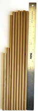Geigenbau Tonholz, gealterte Cello Klangpfosten, Konvolut 9 Stück, unterschiedliche Längen