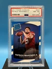 2017 Panini Donruss Patrick Mahomes II #327 Rated Rookie PSA 8