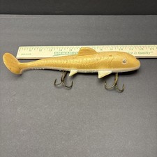 Shack Attack Suzy Sucker Muskie Soft Plastic Swimbait 11” Gold Sucker