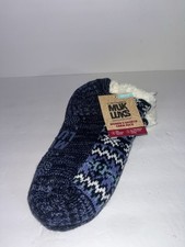 Muk Luks Women's Shortie Cabin Socks Non-Slip Grippers S/M 5-7