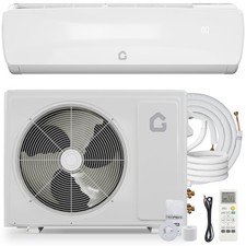 Garvee 9000 Btu Ac Ductless Mini Split Air Conditioner Heat Pump 19 Seer2 115v
