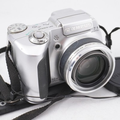 Olympus SP Series SP-510 UZ 7.1MP Digitalkamera Silber FUNKTIONIERT #5996 G11.2