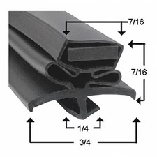 Beverage-Air 703-881C Door Gasket, 17-1/2" X 30-3/4"