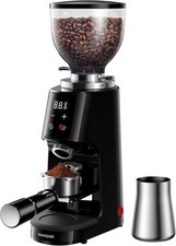 Coffee Grinder Professional With Adjustable Electronic Timer And LED Display