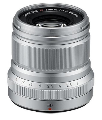 FUJIFILM Single Focus Medium Telephoto Lens XF50mmF2 R WR S Silver 50mm New