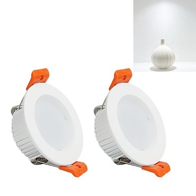 Ultra-Thin 2-Inch Recessed Lighting Kit - 6000k LED Downlights 3W 180LM White...