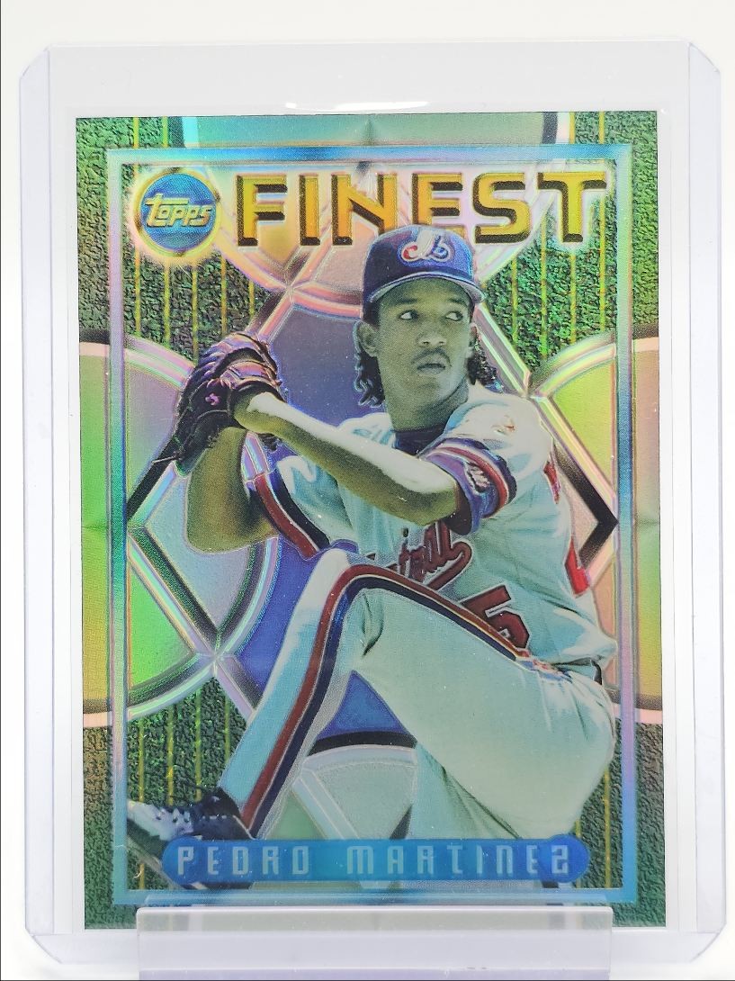 PEDRO MARTINEZ 1995 TOPPS FINEST BASEBALL REFRACTOR EXPOS #189 Q6233