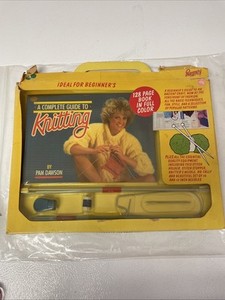 Vintage Complete Guide to Knitting for Beginners Pam Dawson Kit Book Essentials