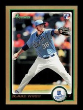 2010 Bowman Draft Picks & Prospects #BDP80 Blake Wood Gold Rookie Royals
