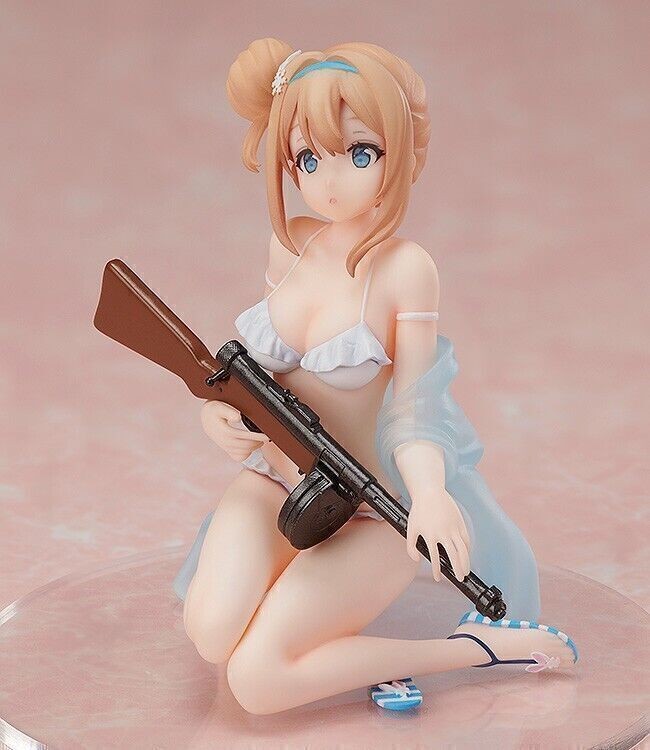 Anime Game Girls' Frontline Suomi KP/-31 Swimsuit ver. Action Figure Model Gift