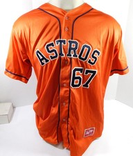 Greeneville Astros #67 Game Used Orange Jersey 48 DP32968
