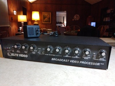 Elite Video BVP-4+ BVP 4+ Plus Broadcast Video Processor Works! Nice! US Seller