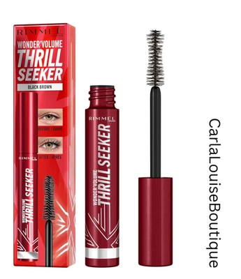 2 x Rímel Rimmel London Wonder'Volume Thrill Seeker - Negro Marrón