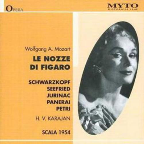 Wolfgang Amadeus Moza Le Nozze Di Figaro (Von Karajan, Schwarzkopf, Seefrie (CD)