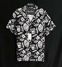 Robert Graham FULL HOUSE Playing Cards 238 Large Classic Short Sleeve Shirt NWT