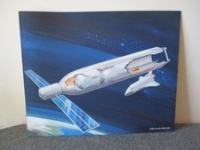 NASA GRUMMAN/MSFC CATALOGED # CONCEPT PAINTING-MANNED ORBITAL DVLPMT TANK *RARE*